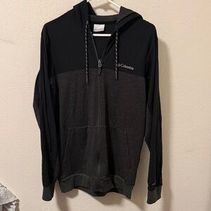 Columbia Two-Tone Black and Gray Hoodie